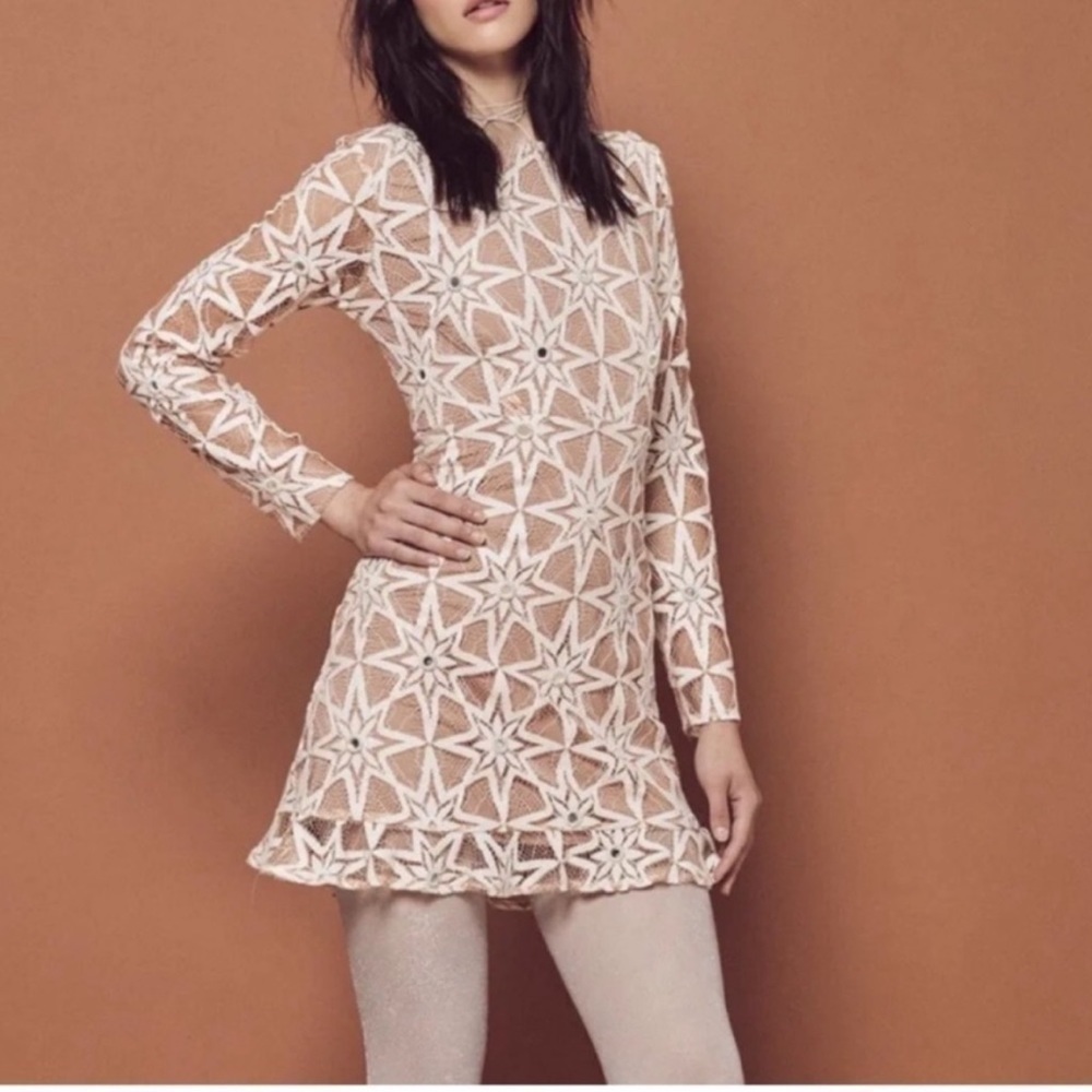 For Love & Lemons Metz Mini Dress Size S